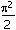 pi squared over two newtons