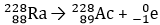 A reaction is shown with the reaction arrow pointing right.