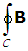 closed line integral around the closed curve c of upper bold b