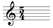 Five over four time signature