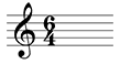 Six over four time signature